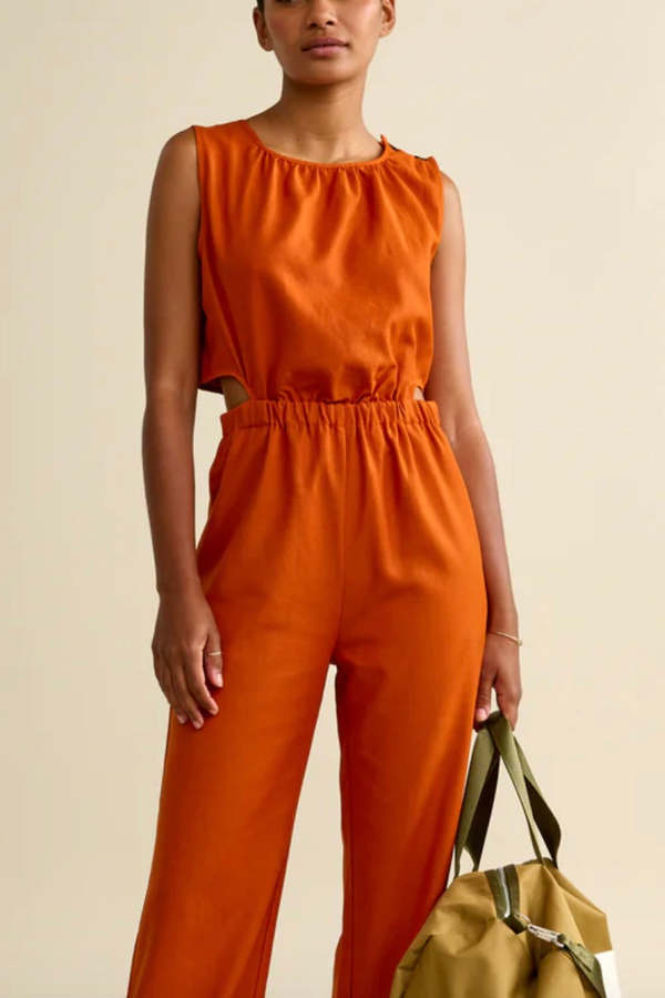 Bellerose Papaye Jumpsuit Flame Garmentory