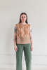 Antipast Garment Dyed Embroidery Top - Beige - Thumbnail 4