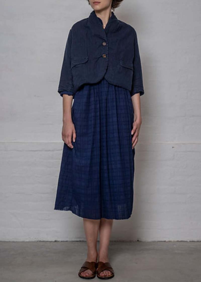 ジャケット・アウター [H+HANNOH WESSEL) WESSEL LINEN JACKET H_HannohWessel_JacketVaya3_gra