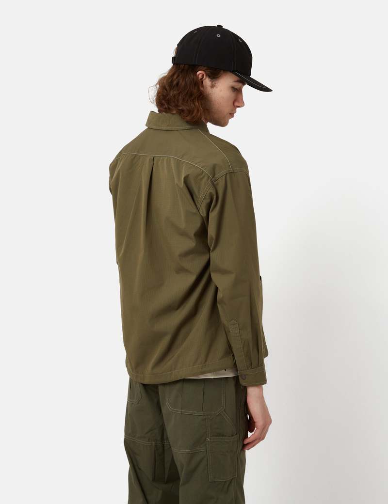 And Wander Dry Rip Shirt Jacket - Khaki Brown | Garmentory