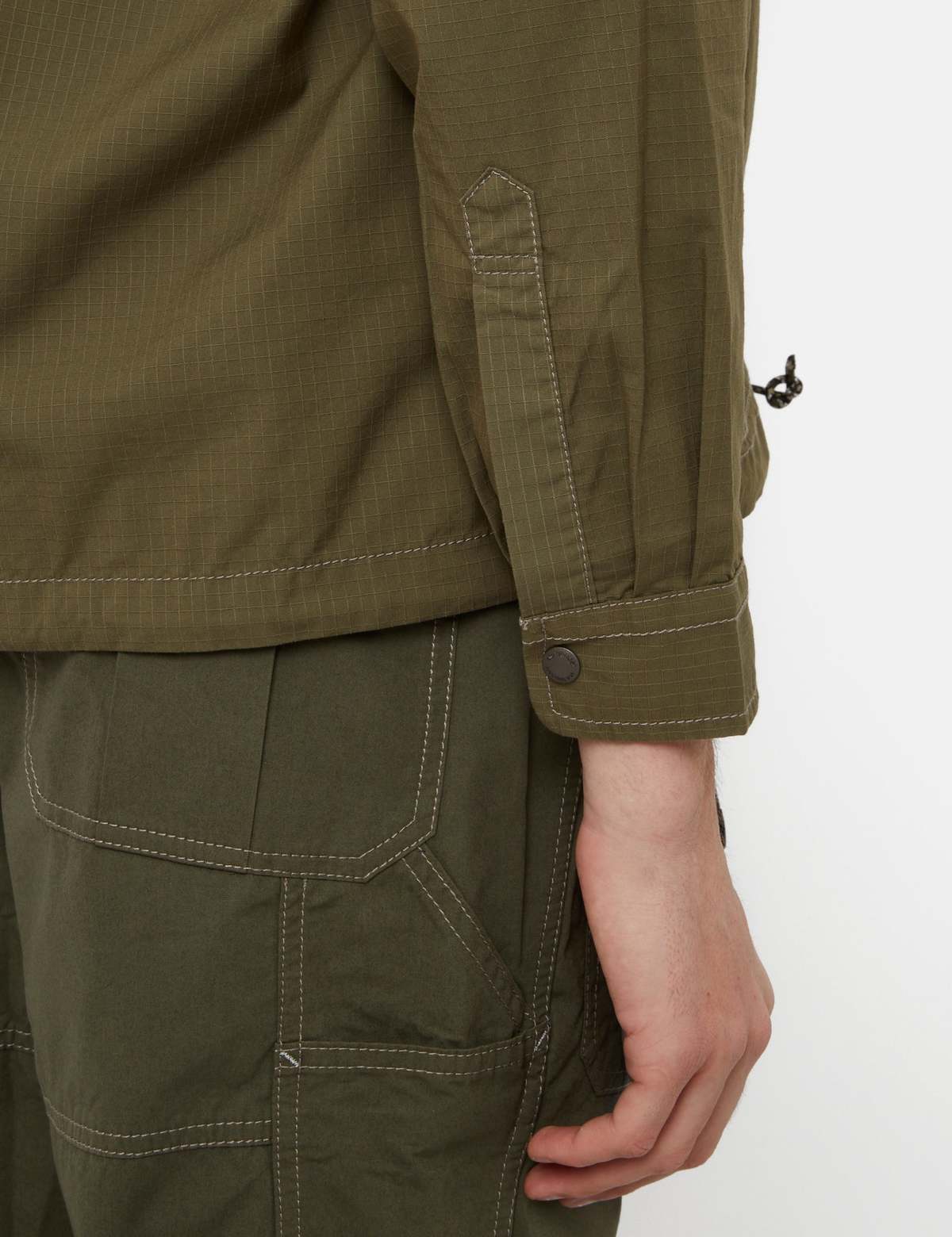 And Wander Dry Rip Shirt Jacket - Khaki Brown | Garmentory