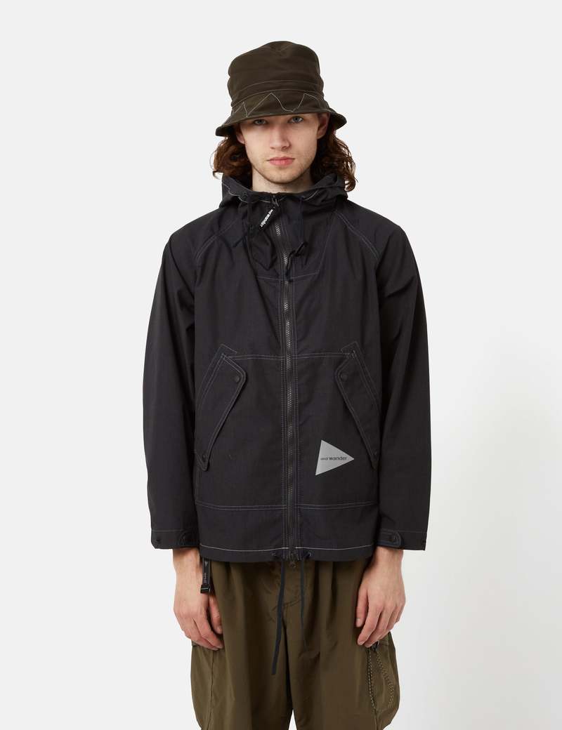 And Wander Kevlar Hooded Sweatshirt - Charcoal Grey | Garmentory