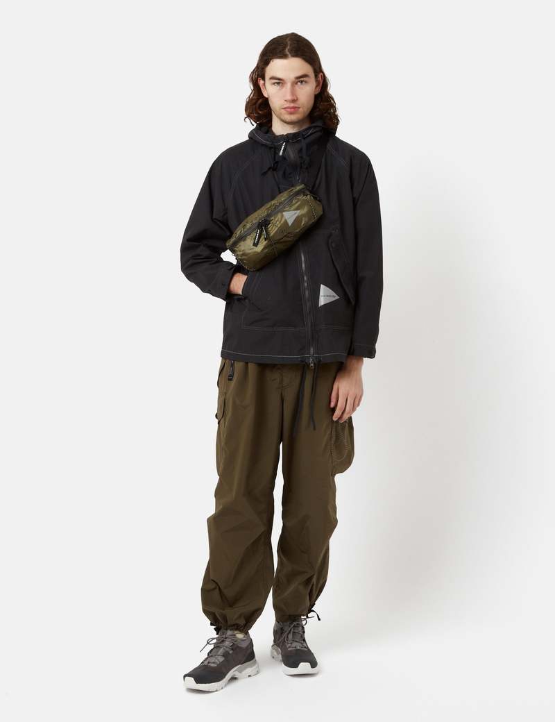 And Wander Kevlar Hooded Sweatshirt - Charcoal Grey | Garmentory