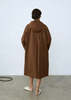 Cordera Hooded Trench - Brown - Thumbnail 3