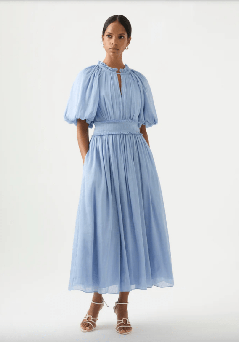 【Aje.】Elysium Blouson Midi Dress フローラル ミディドレス AJE Women's Elysium Blouson Midi Dress | $595.00 | Saint Bernard