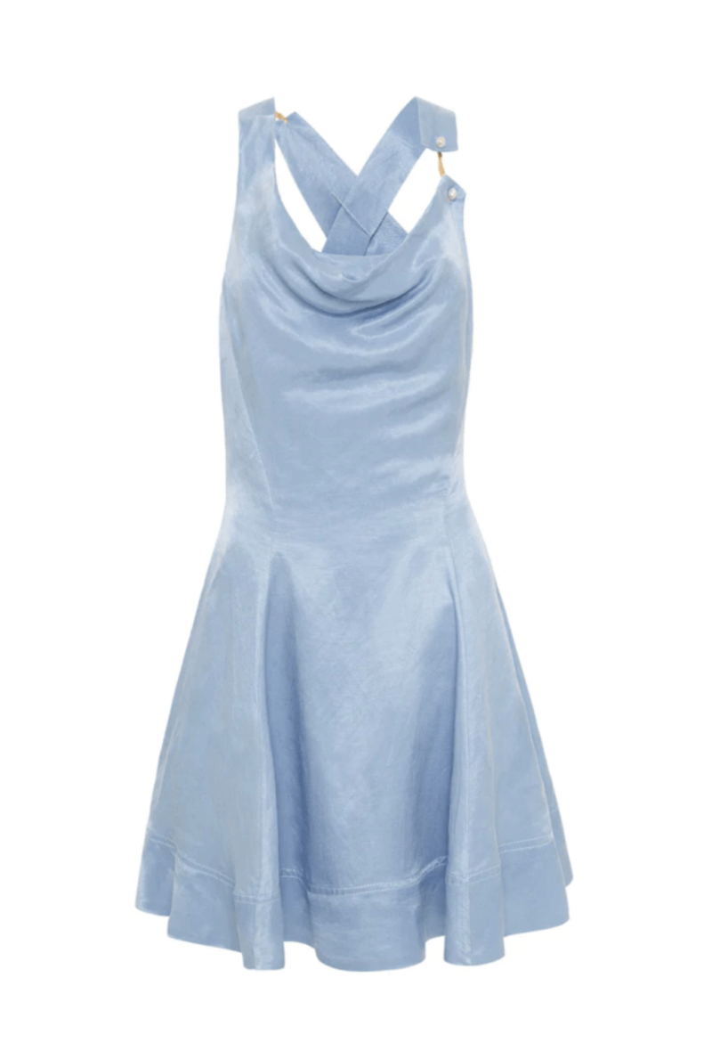 aje admiration asymmetric mini dress Aje