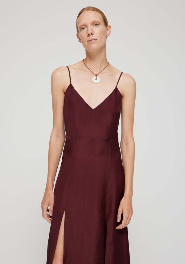 Rohe FLUID SLIP DRESS - MULBERRY | Garmentory Rohe FLUID SLIP DRESS - MULBERRY | Garmentory