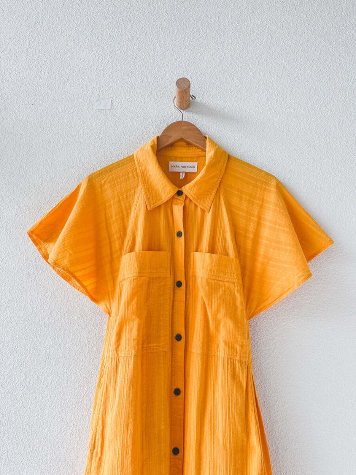 Deep Lake MARA HOFFMAN COTTON SHIRT DRESS SIZE EXTRA LARGE - Image 3 of 8