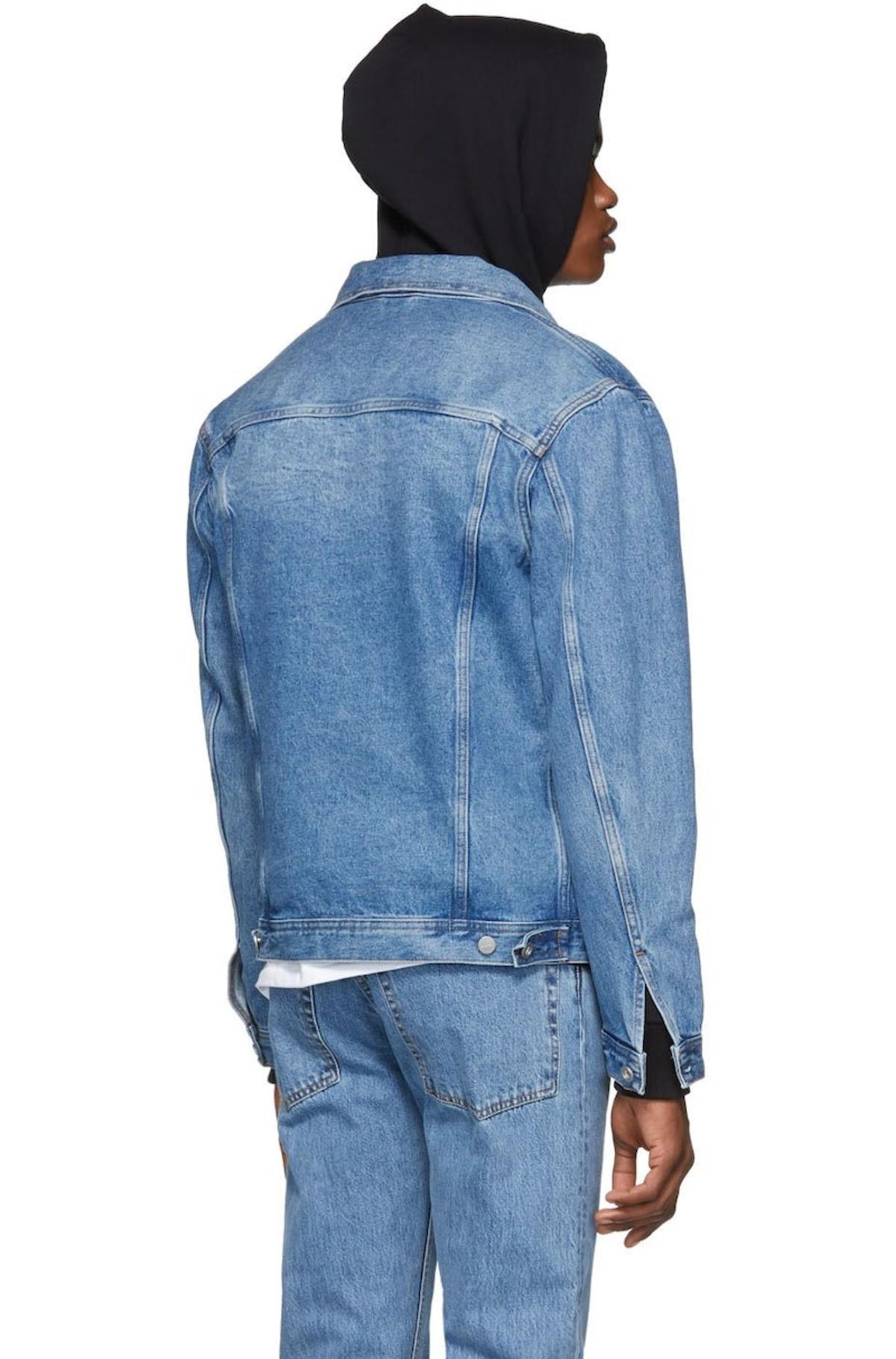 Diesel Denim Nhill Jacket - Blue - Image 3 of 5