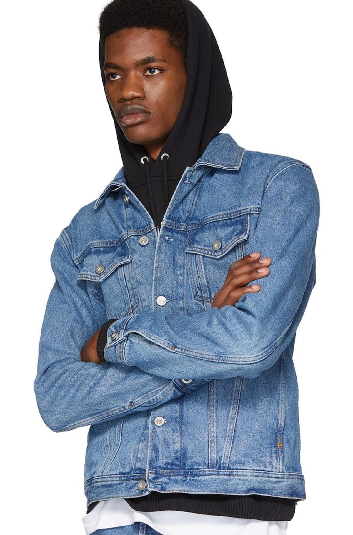 Diesel Denim Nhill Jacket - Blue - Image 4 of 5