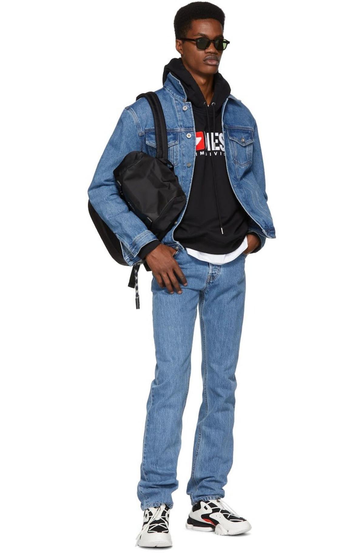 Diesel Denim Nhill Jacket - Blue - Image 5 of 5