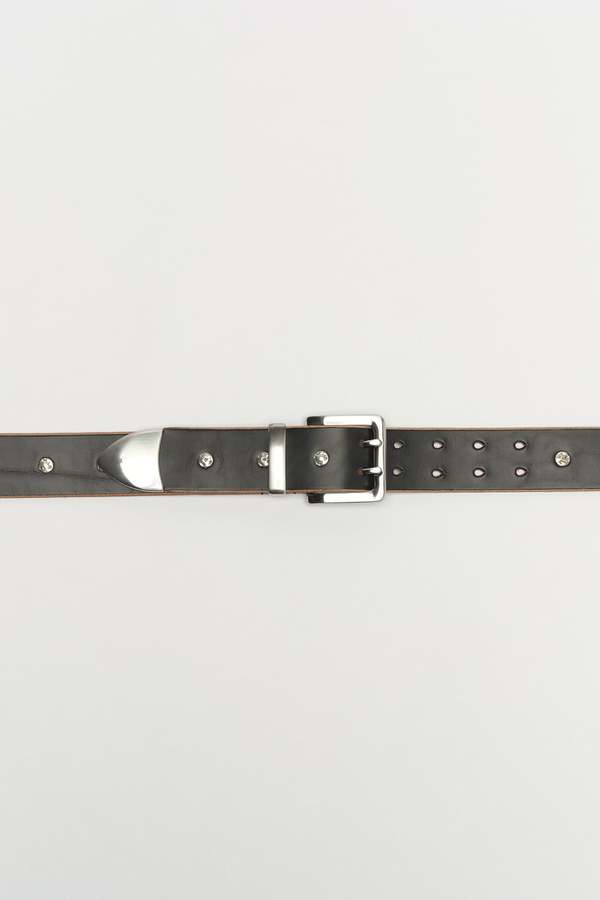 Our Legacy Broken Stud Belt 4cm - Black | Garmentory