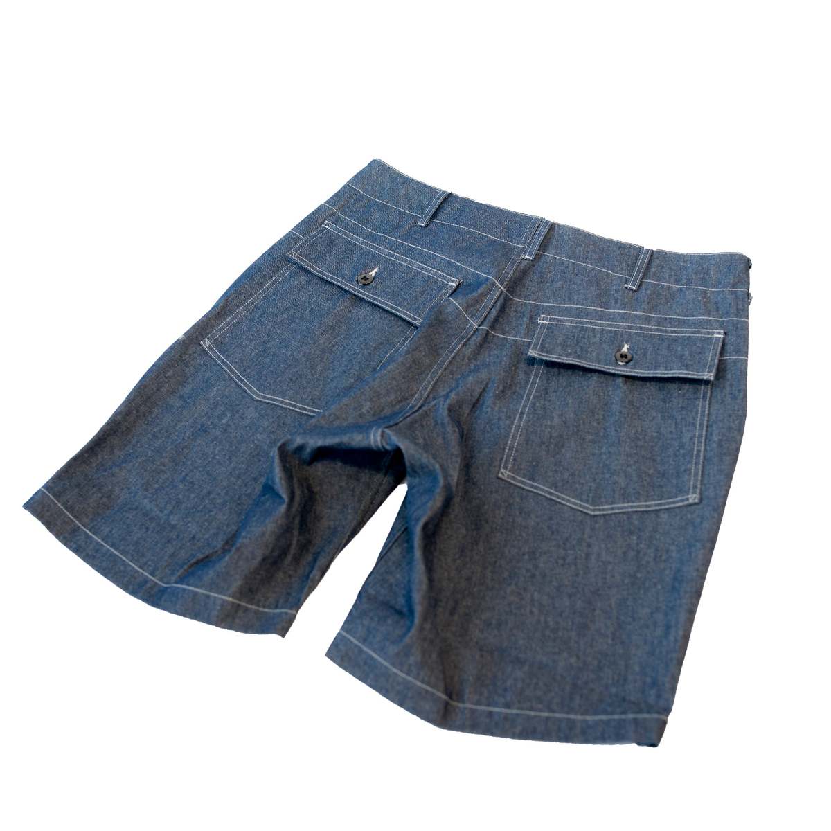 Engineered Garments Fatigue Short - Indigo Industrial 8oz Denim
