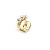 Joomi Lim Double 3 Pearls Band Ring - 16k Gold - Thumbnail 1