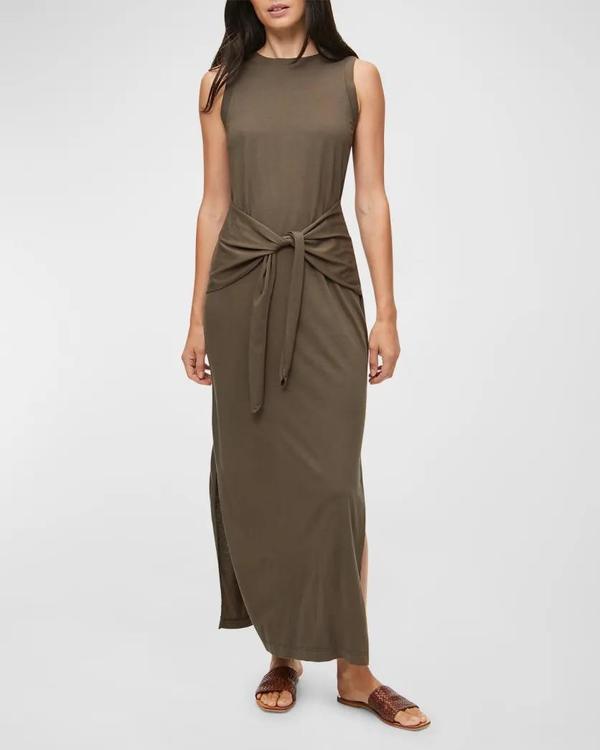 Shop Catkin Solange Tie Waist Dress - Dolma | Garmentory