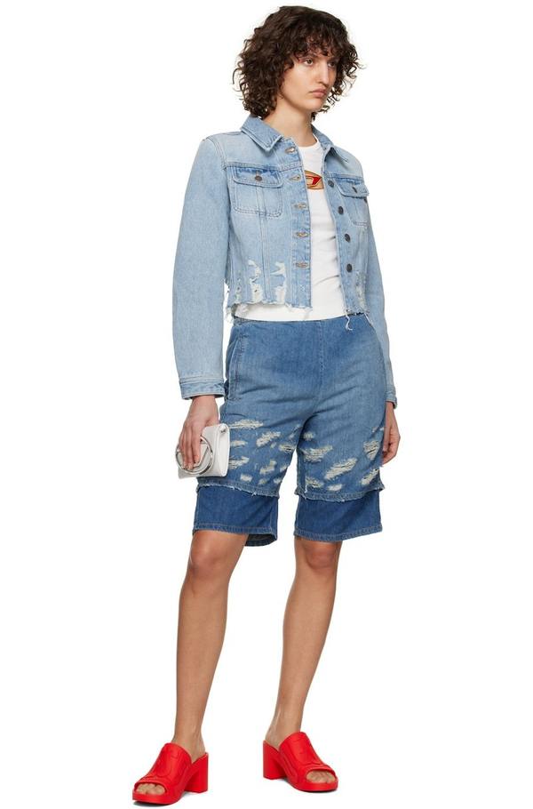 Diesel Pamela Heeled Sandals - Red | Garmentory