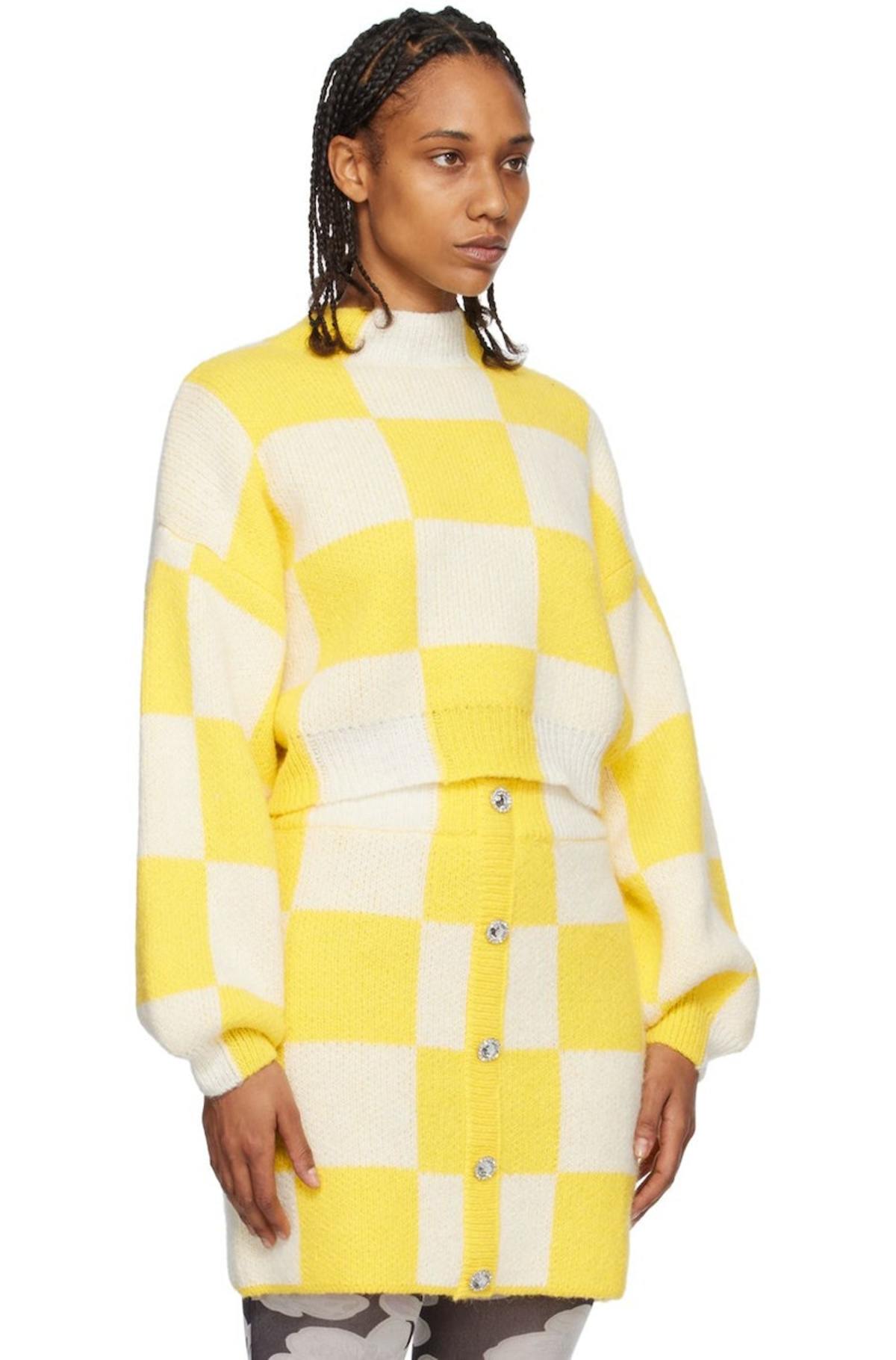 Stine Goya Francesca Turtleneck - Sunrise Check | Garmentory