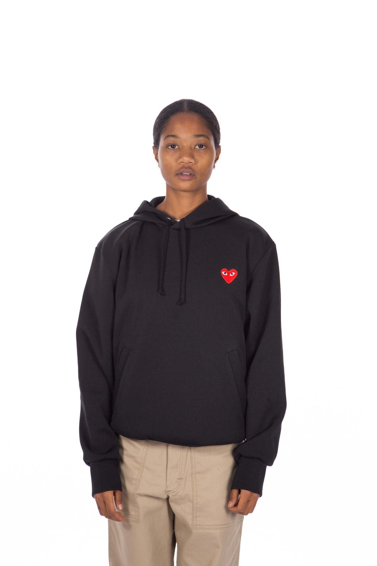 Comme des Garçons Polyester Heart Pullover Hoodie Garmentory