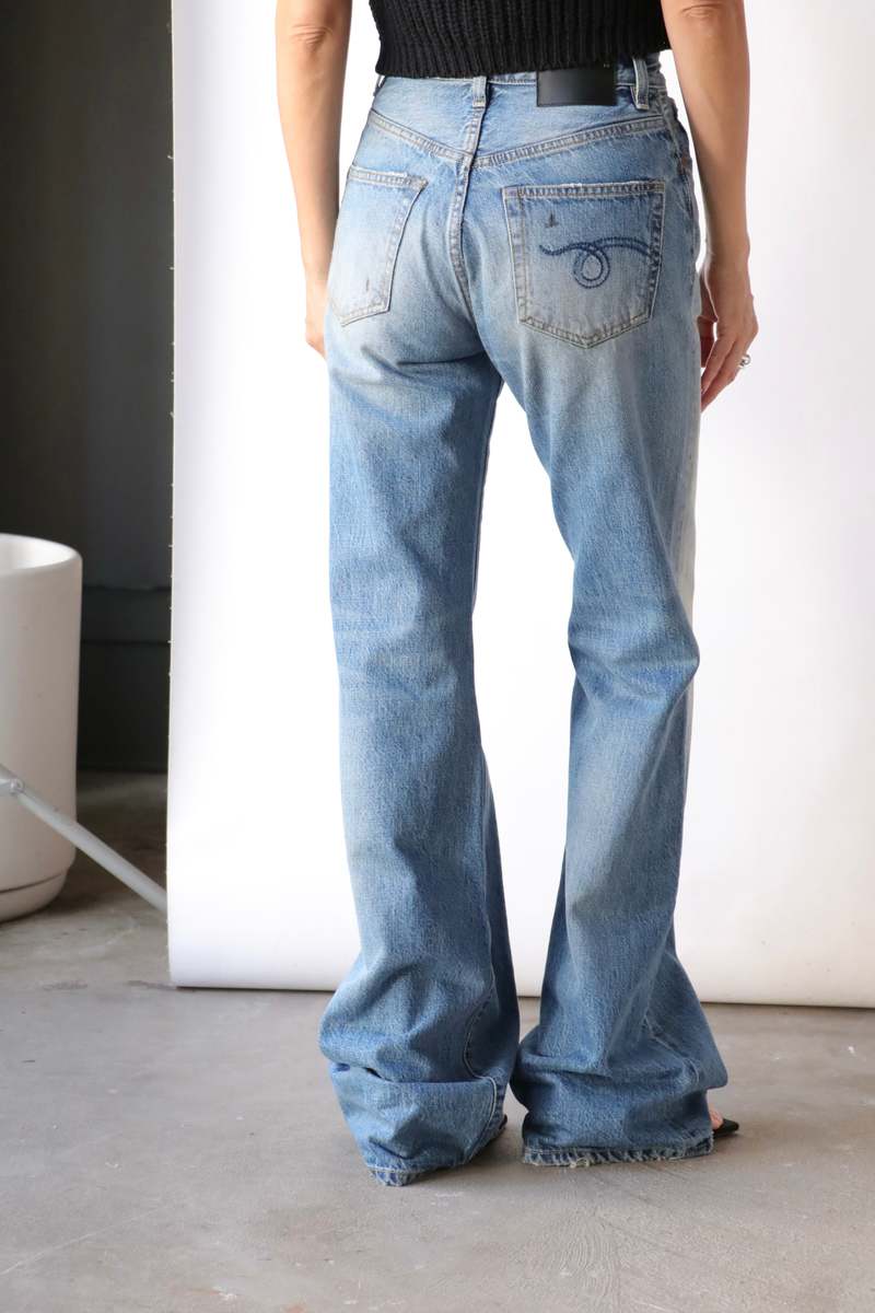 【関税込み】R13 ブルー Jane ジーンズ R13 Women's Jane Jeans, Kelly Stretch, Blue, 24 at Amazon