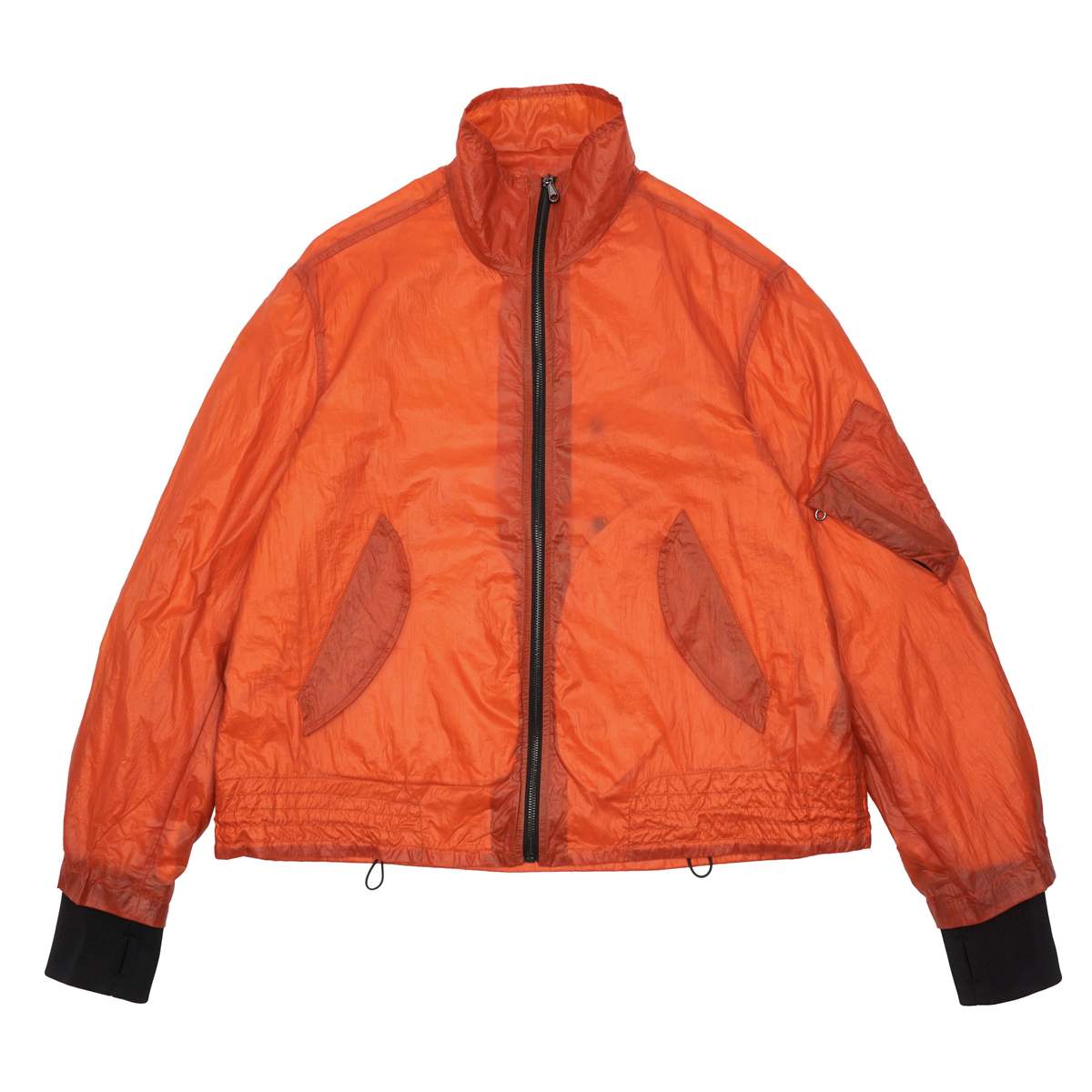 Our Legacy Luft Rubberized Nylon Jacket - Eld | Garmentory