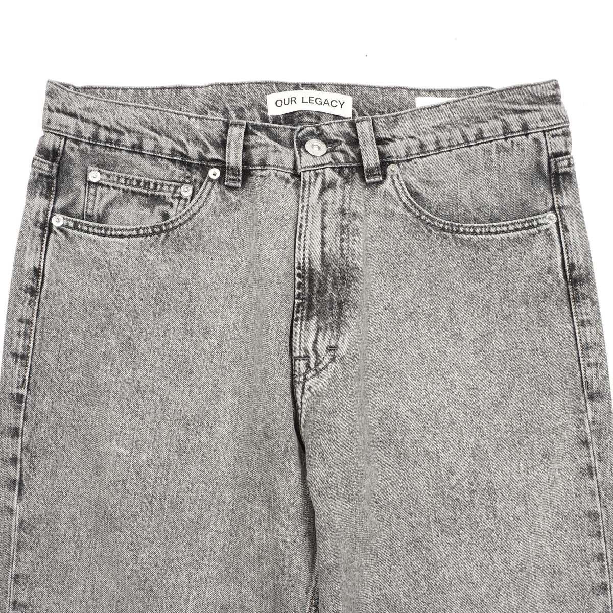 Our Legacy THIRD CUT Jeans - SUPERBLEACH BLACK DENIM | Garmentory
