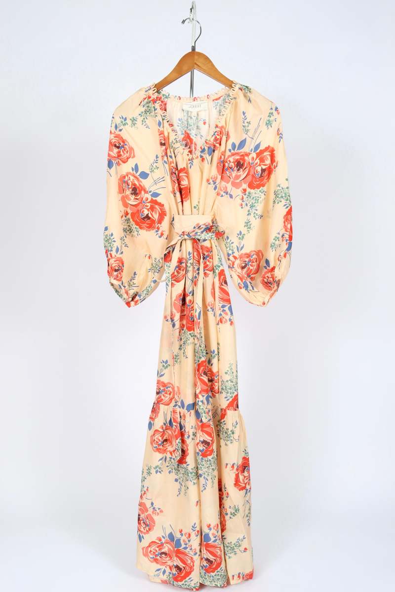 chinese dress ladies Floral Tiered Maxi Dress – Velvet Rodeo Boutique