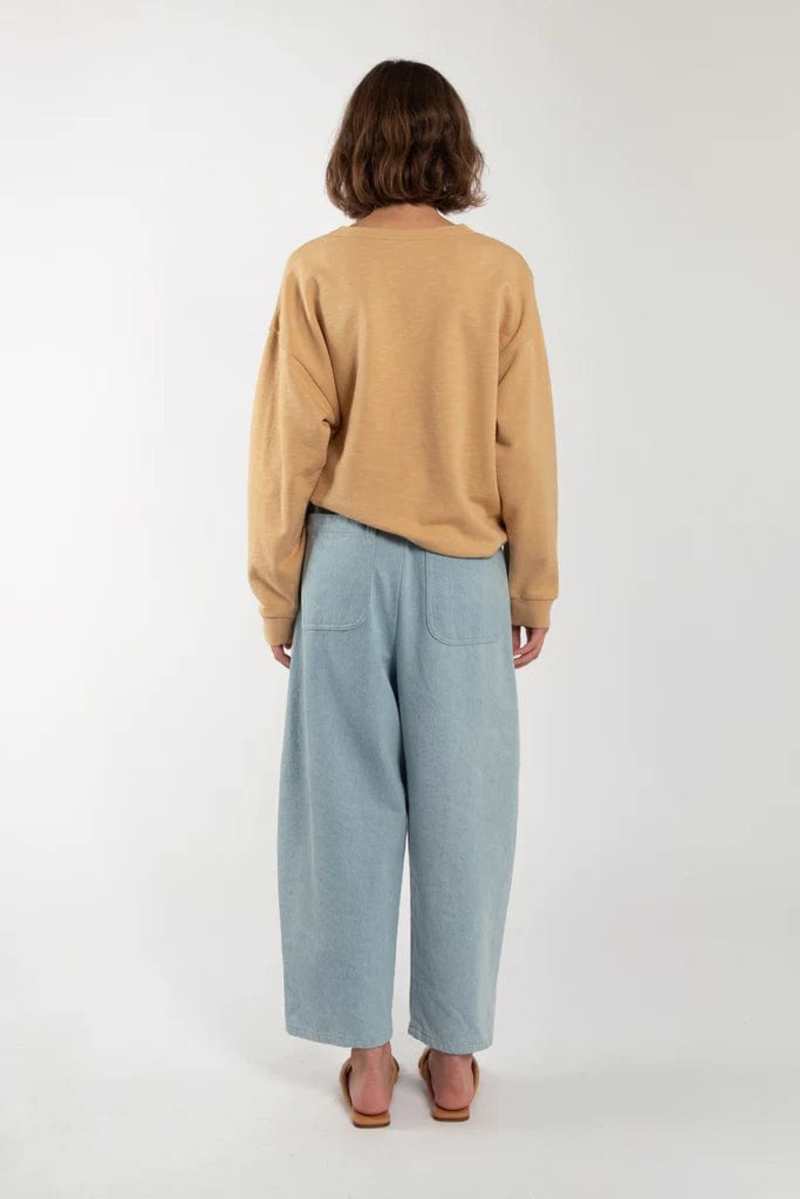 Micaela Greg Barrel Pant - Sky