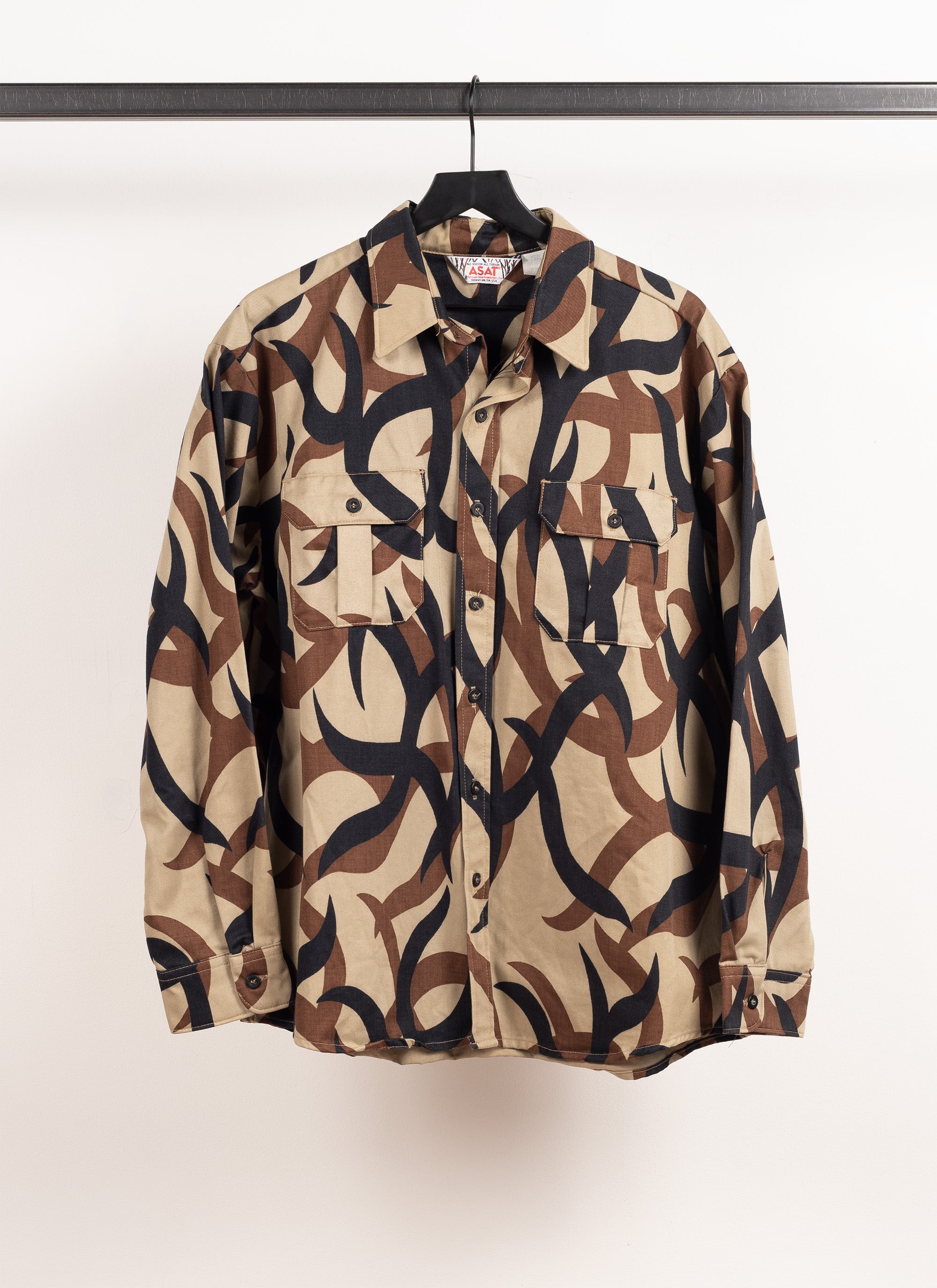 90s USA製 ASAT TRIBAL CAMO FIELD SHIRT 90s USA製 ASAT TRIBAL CAMO FIELD SHIRT