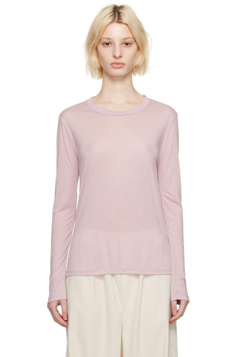 baserange long sleeve tee sea purple