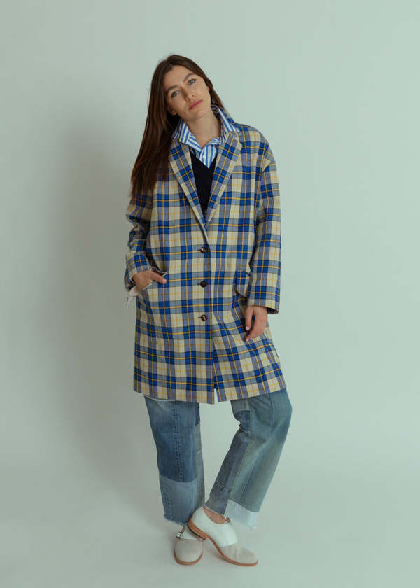 Bellerose Claire Coat Check Garmentory