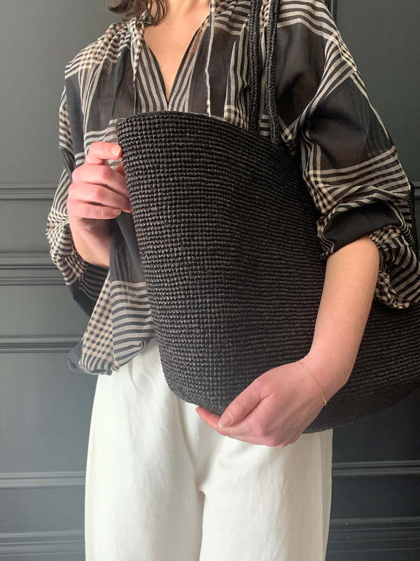 Sophie Digard Large Tote - Anthracite | Garmentory