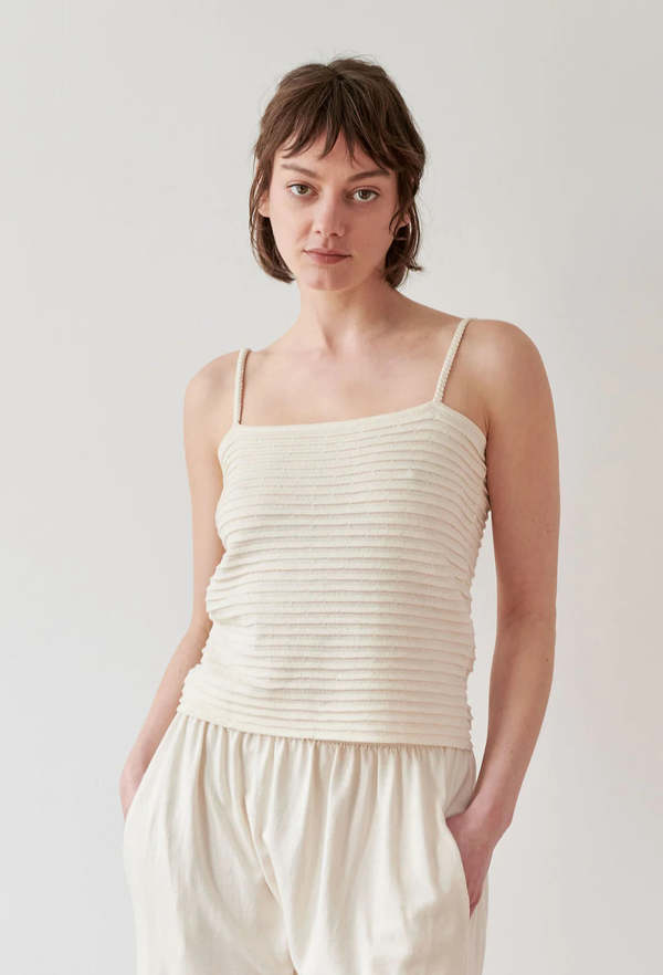 Wol Hide Ripple Cami - Ecru