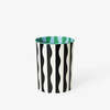 Dusen Dusen Pattern Waste Bin - River - Thumbnail 1