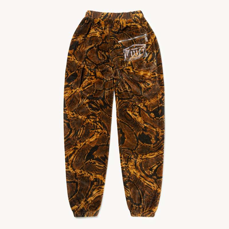 Aries Arise Juicy Psysnake Unisex Velour Sweatpants | Garmentory