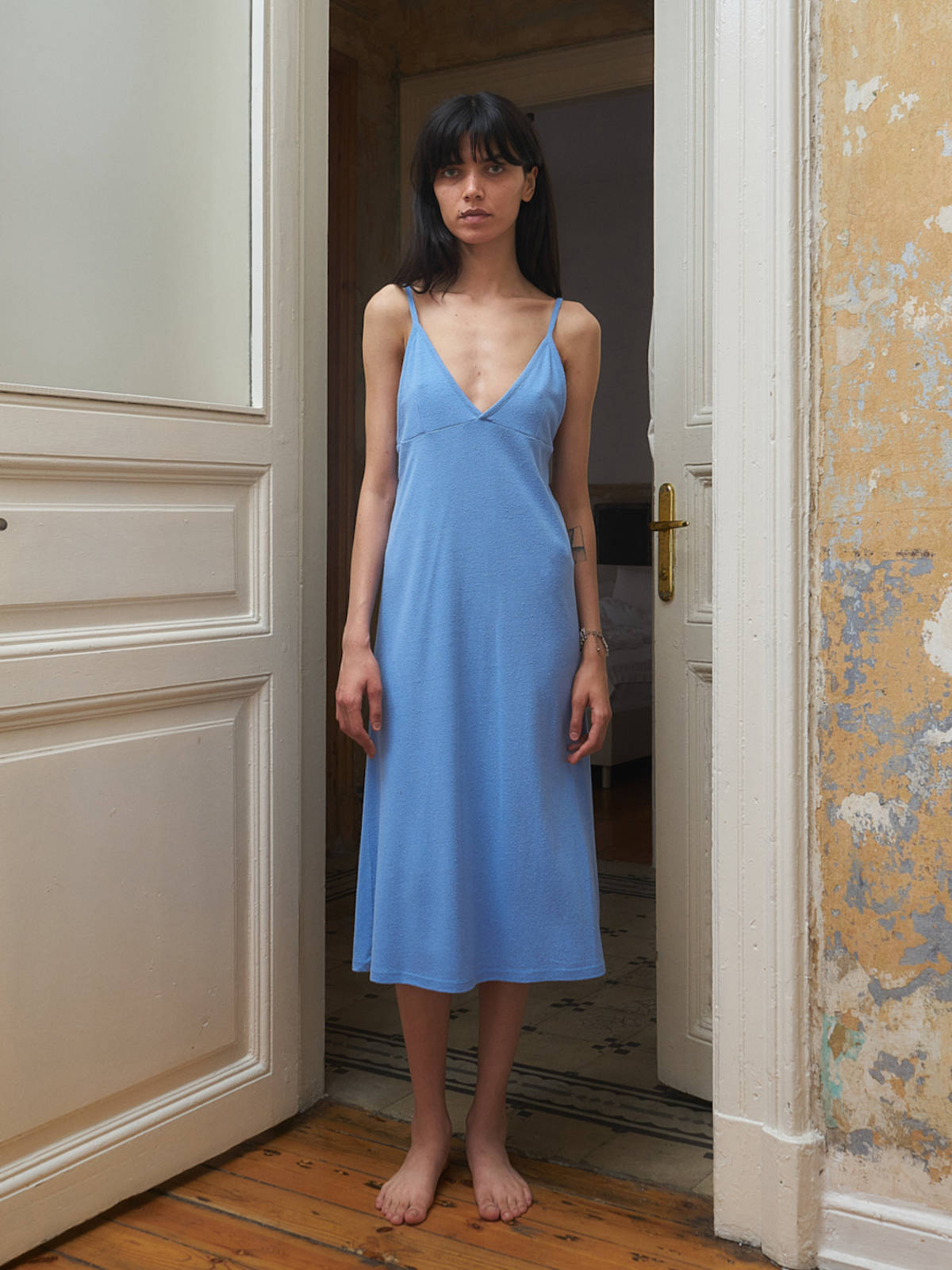 By Signe Seda Dress - Dusty Blue - Image 1 of 2