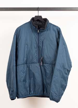 Vintage PATAGONIA PUFFBALL HALF ZIPP PULLOVER - BLUE | Garmentory