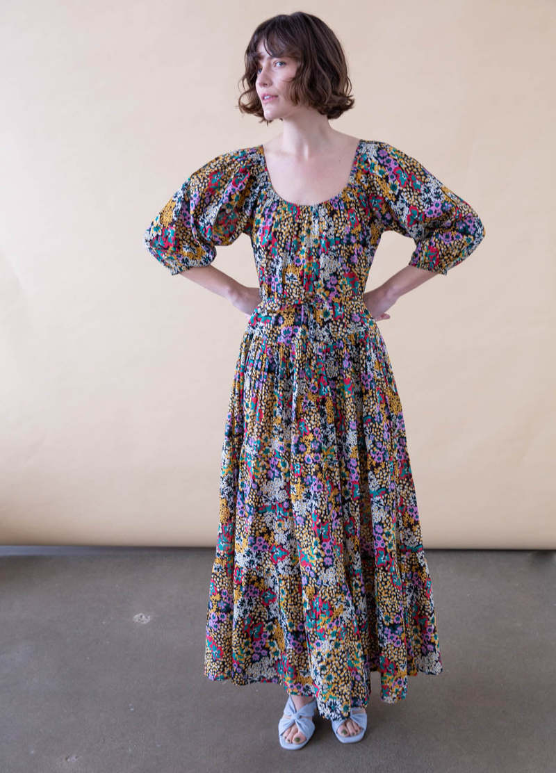 Apiece Apart Tilton Tiered Maxi Dress - Floral | Garmentory