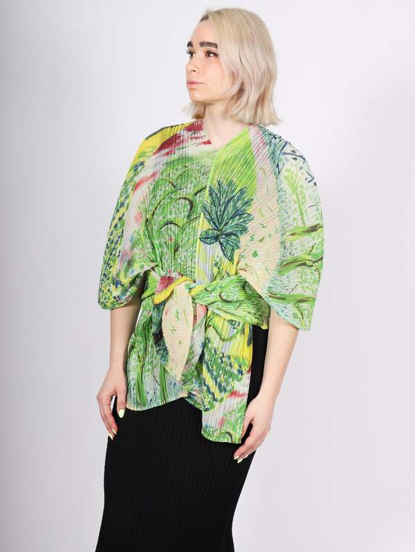 Pleats Please by Issey Miyake Promenade Madame-T - Orange | Garmentory