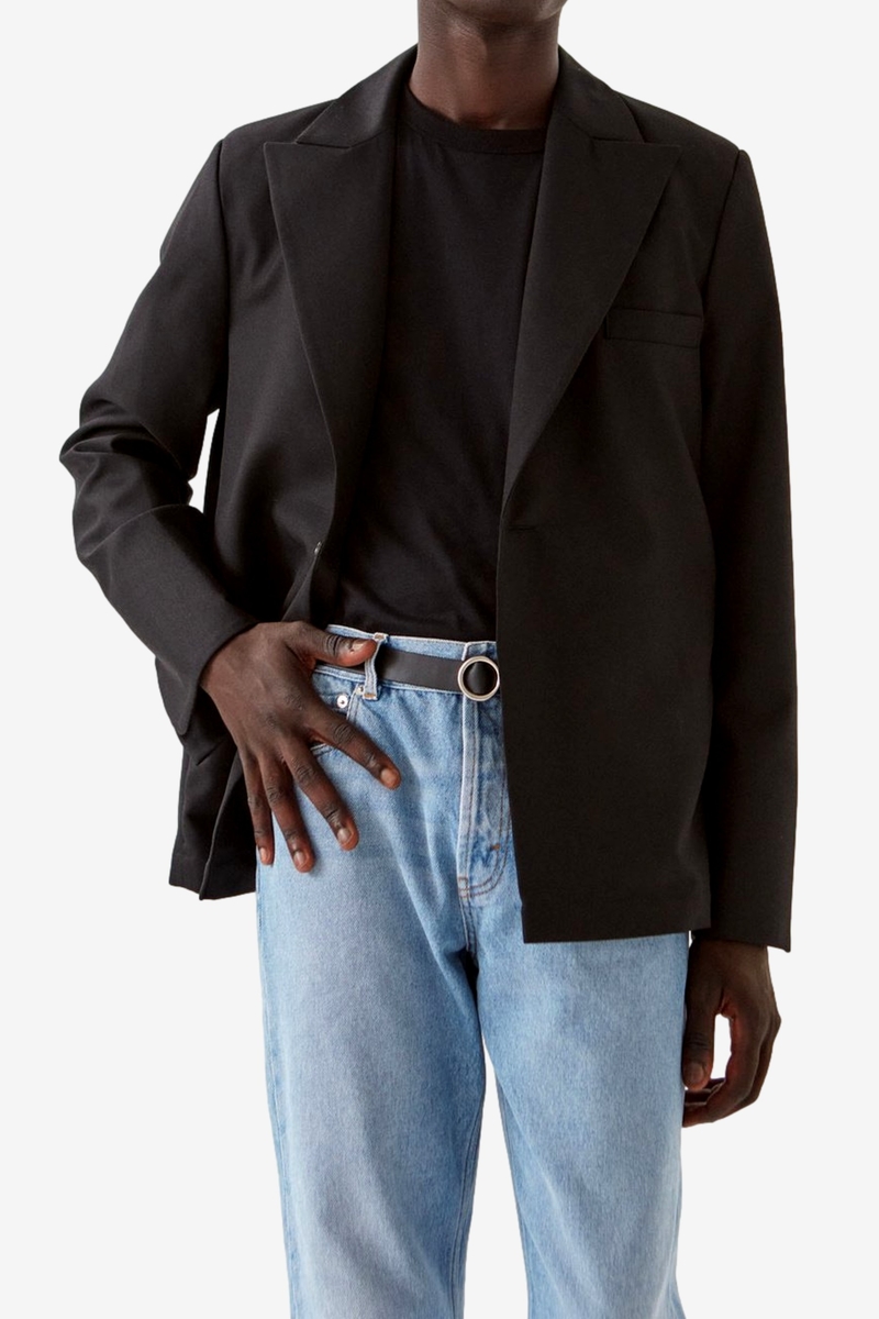 Séfr Power Blazer - Black | Garmentory