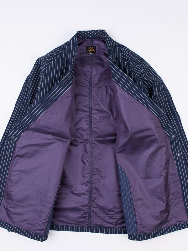 Needles Samue Jacket - 9oz Pin Stripe Denim | Garmentory