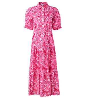 ghost jenna dress pink Derek Lam Buffy Utility Dress - Pink/Red Multi