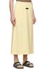Essentials Cotton Midi Skirt - Canary - Thumbnail 2