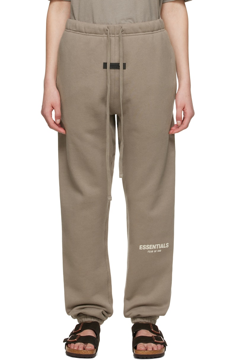 Essentials Cotton Lounge Pants - Desert taupe | Garmentory
