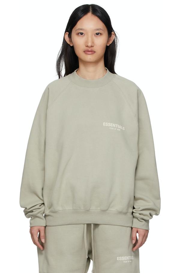 essentials logo sweater