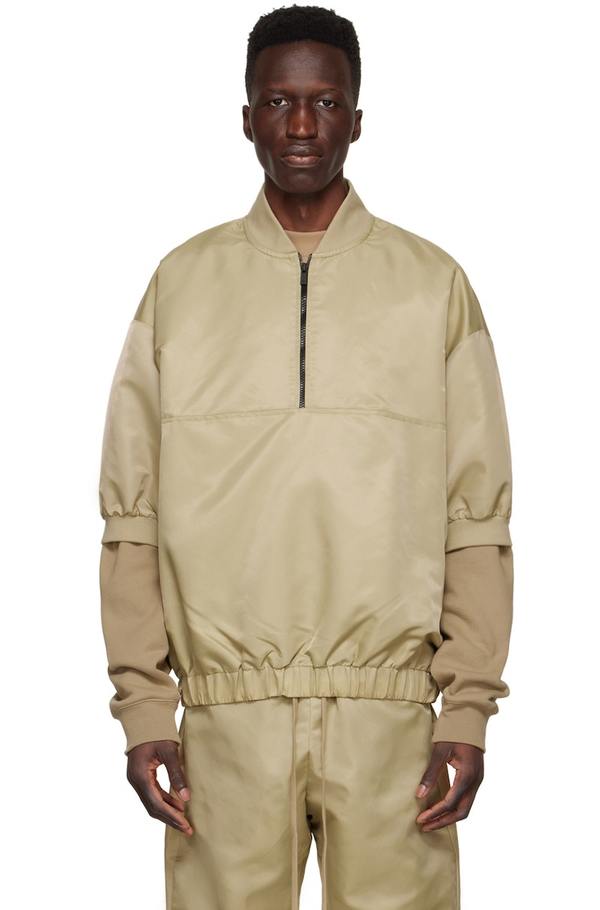Essentials Nylon Jacket - Oak | Garmentory