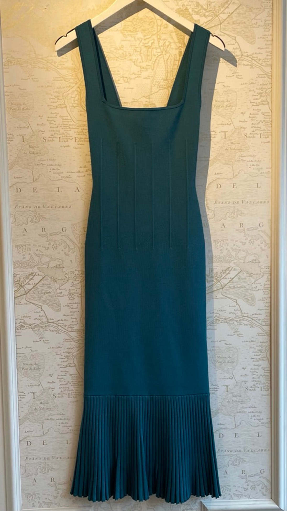 galvan Atalanta Midi Dress - Lagoon | Garmentory