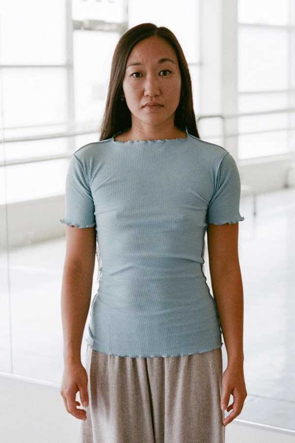 Baserange Vein Tee - Brus Blue | Garmentory