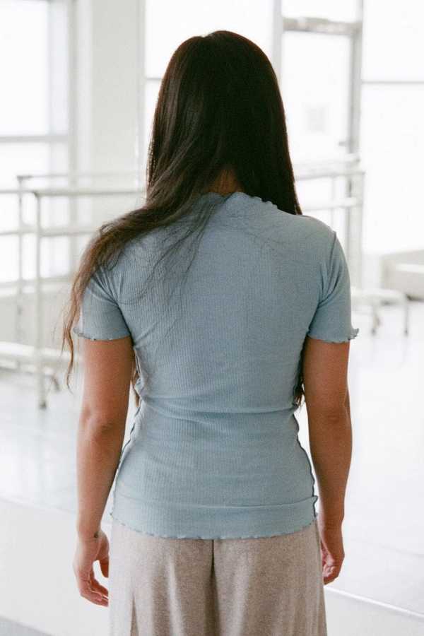 Baserange Vein Tee - Brus Blue | Garmentory