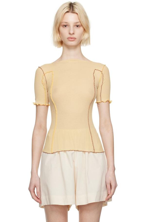 Baserange Omato 3/4 T-Shirt - Mom Sand