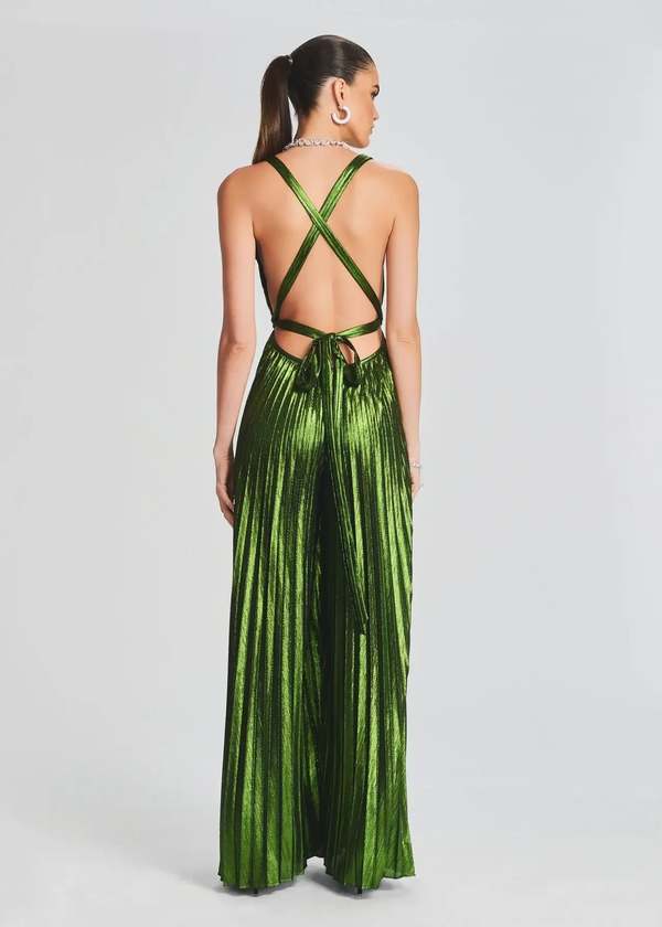 dark green summer dress Zapakasa Women Dark Green Long Prom Dress with Appliques Mermaid Spaghetti  Straps Evening Dress with Slit main image 0